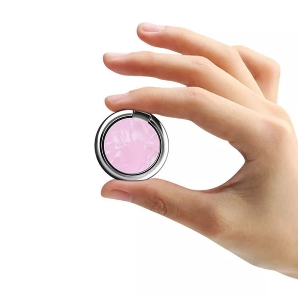 Phone Ring holder Phone Kickstand Phone Grip Pearl Pink - Picture 5 of 9